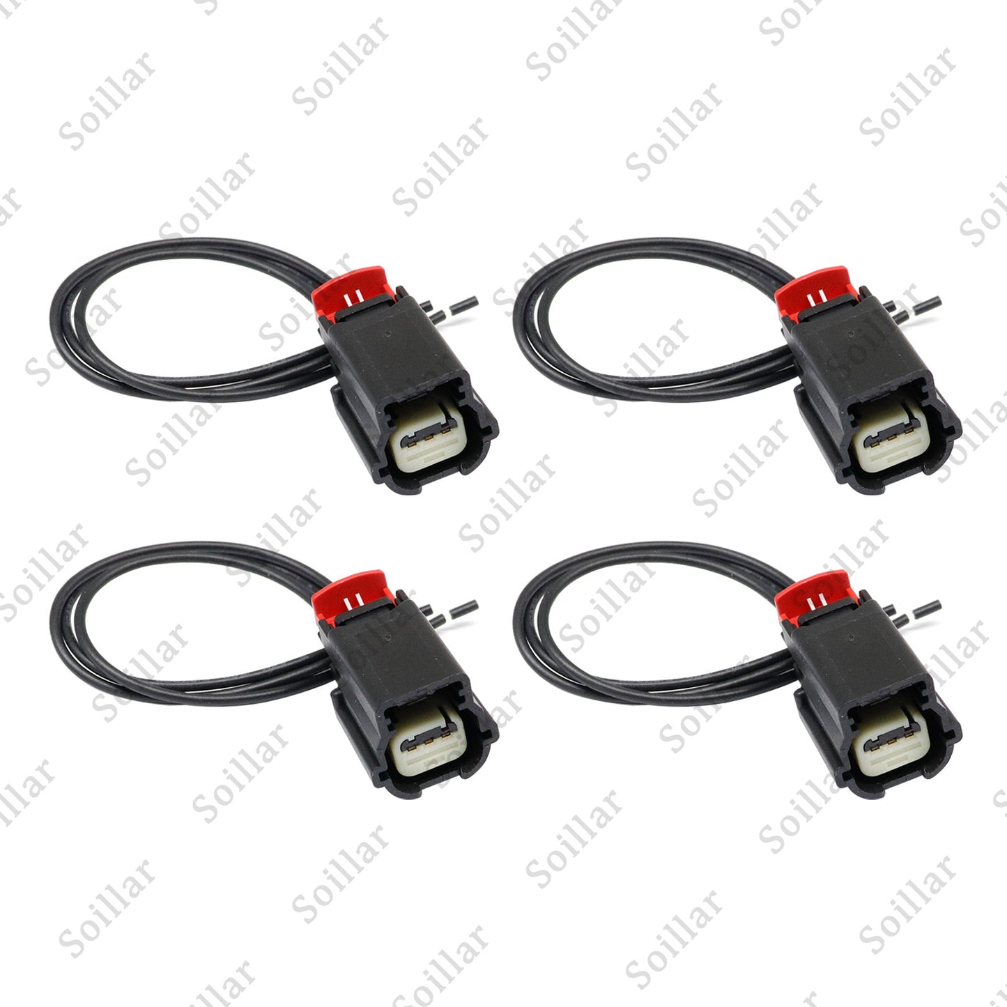 4PCS Parking Assist Sensor Connector Plug Pigtail For Buick Chevrolet GMC 14-22