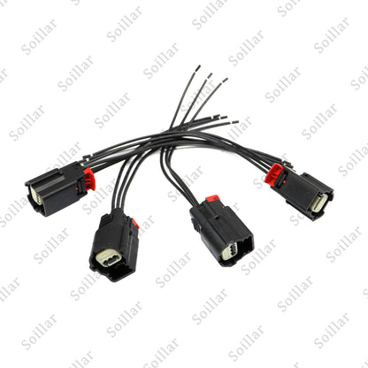 4PCS Parking Assist Sensor Connector Plug Pigtail For Buick Chevrolet GMC 14-22