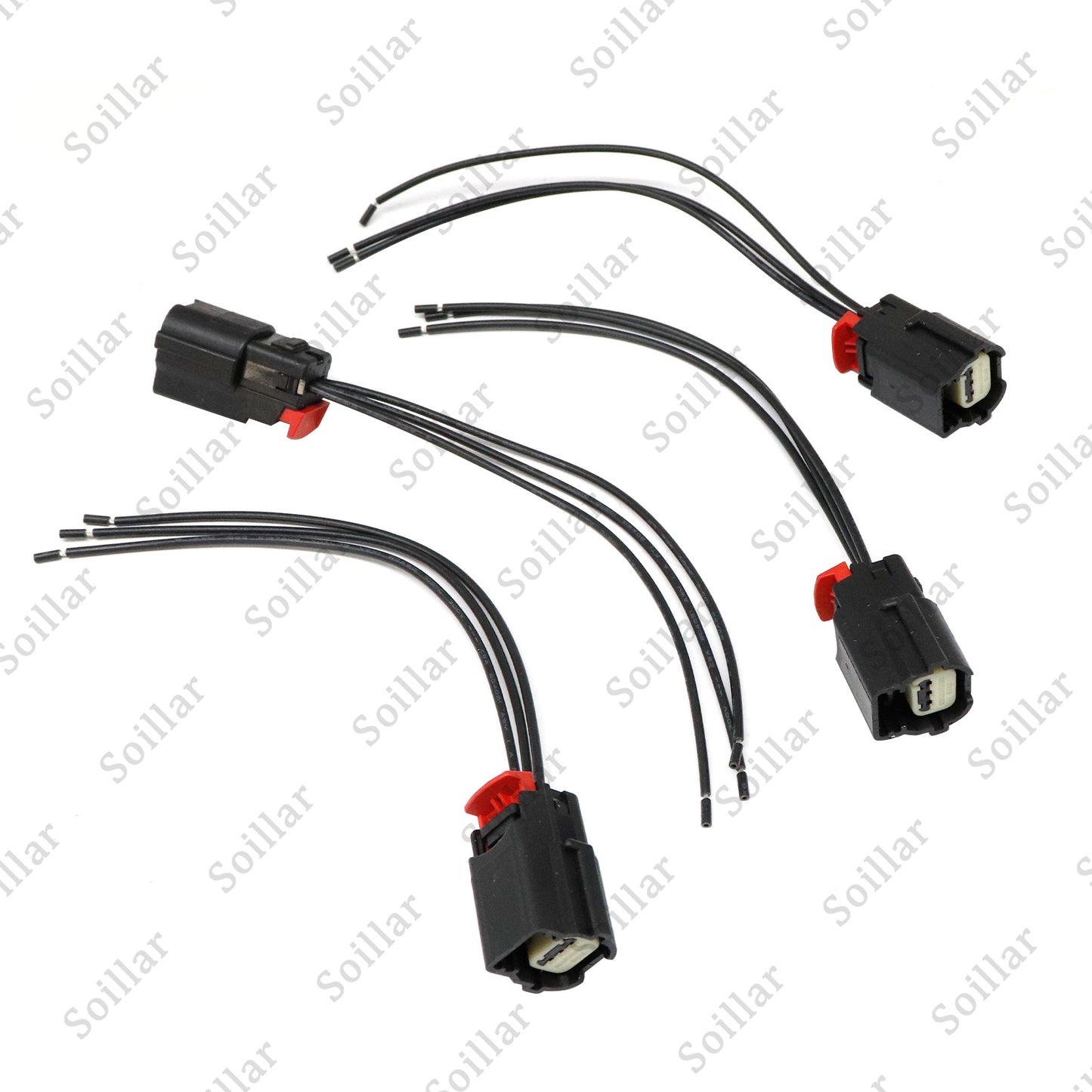 4PCS Parking Assist Sensor Connector Plug Pigtail For Buick Chevrolet GMC 14-22