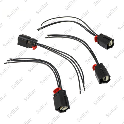 4PCS Parking Assist Sensor Connector Plug Pigtail For Buick Chevrolet GMC 14-22