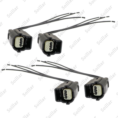 4PCS Parking Assist Sensor Connector Plug Pigtail For Buick Chevrolet GMC 14-22