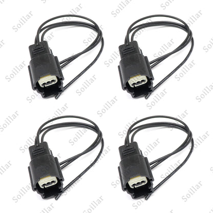 4PCS Parking Assist Sensor Connector Plug Pigtail For Buick Chevrolet GMC 14-22