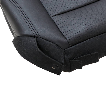 Passenger Bottom Replacement Perforated Seat Cover Black For 13-17 Honda Accord