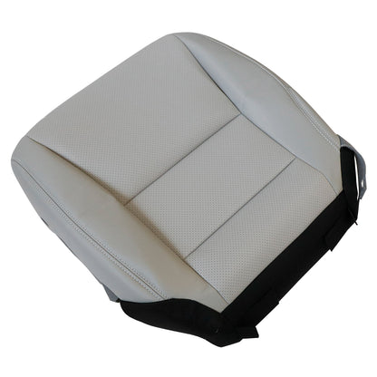 Driver Bottom Replacement Perforated Seat Cover Gray For 13-17 Honda Accord