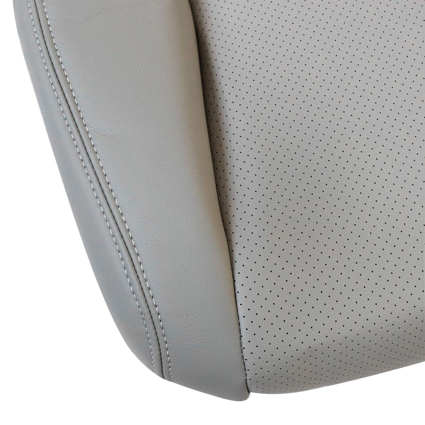 Driver Bottom Replacement Perforated Seat Cover Gray For 13-17 Honda Accord