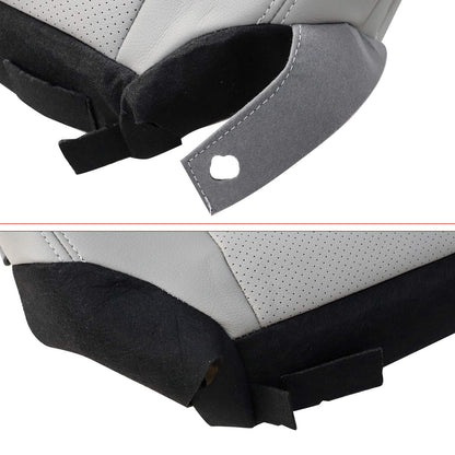 Driver Bottom Replacement Perforated Seat Cover Gray For 13-17 Honda Accord