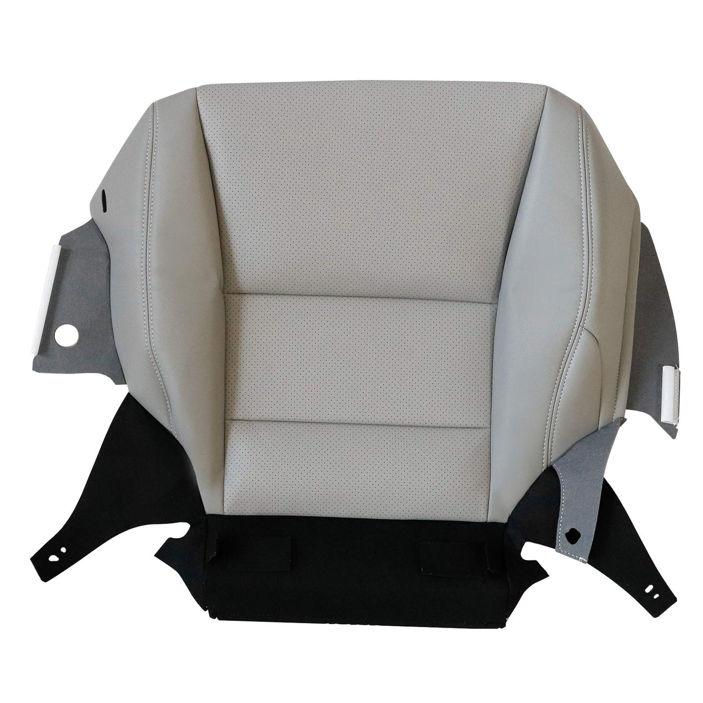 Driver Bottom Replacement Perforated Seat Cover Gray For 13-17 Honda Accord