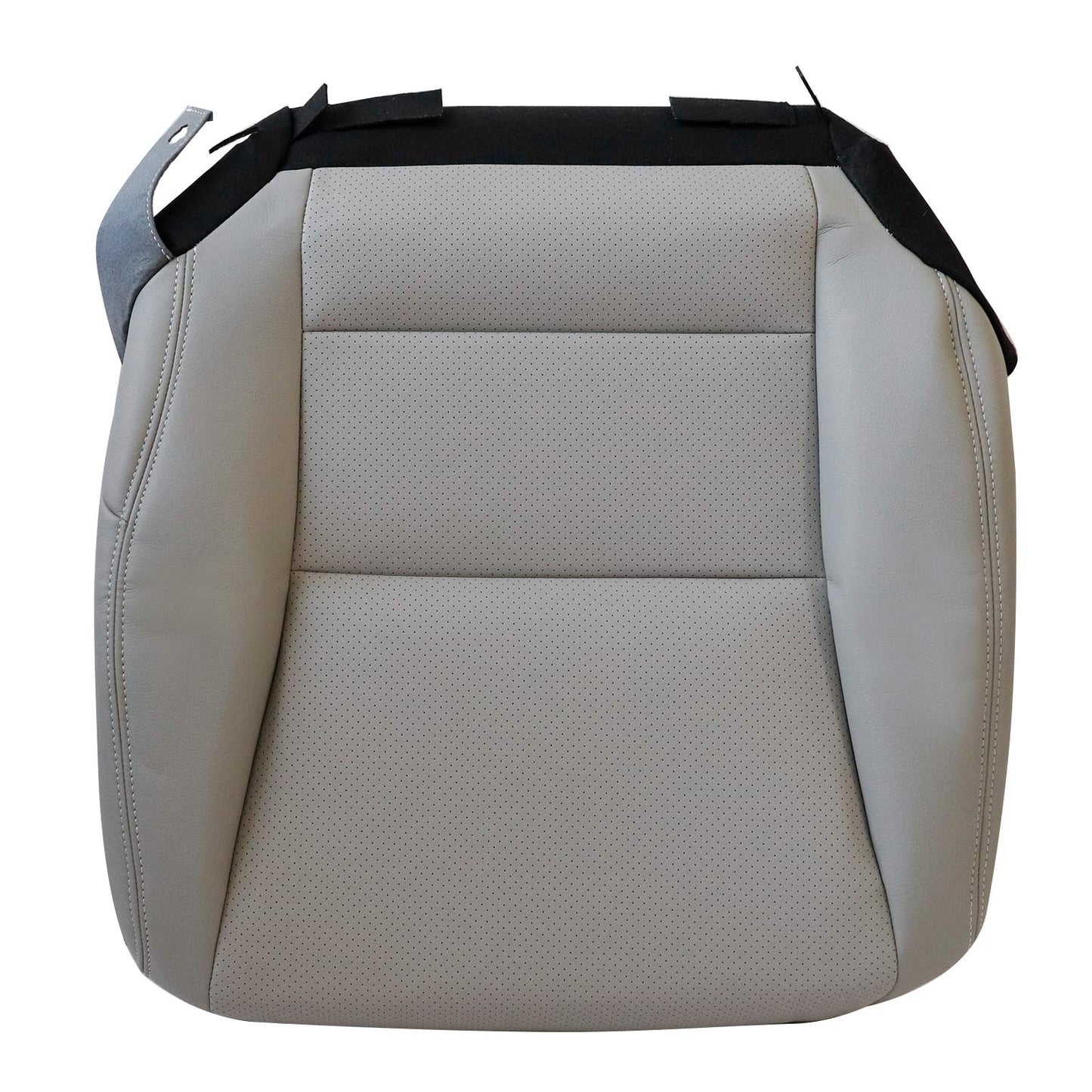 Driver Bottom Replacement Perforated Seat Cover Gray For 13-17 Honda Accord