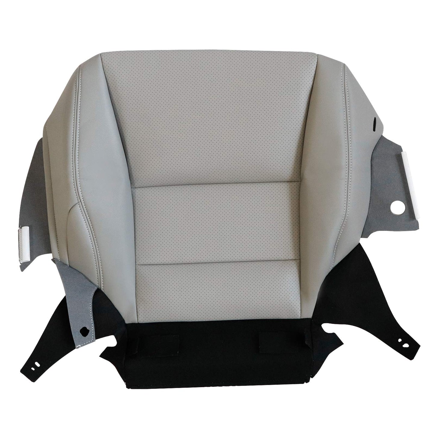 Passenger Bottom Replacement Perforated Seat Cover Gray For 13-17 Honda Accord
