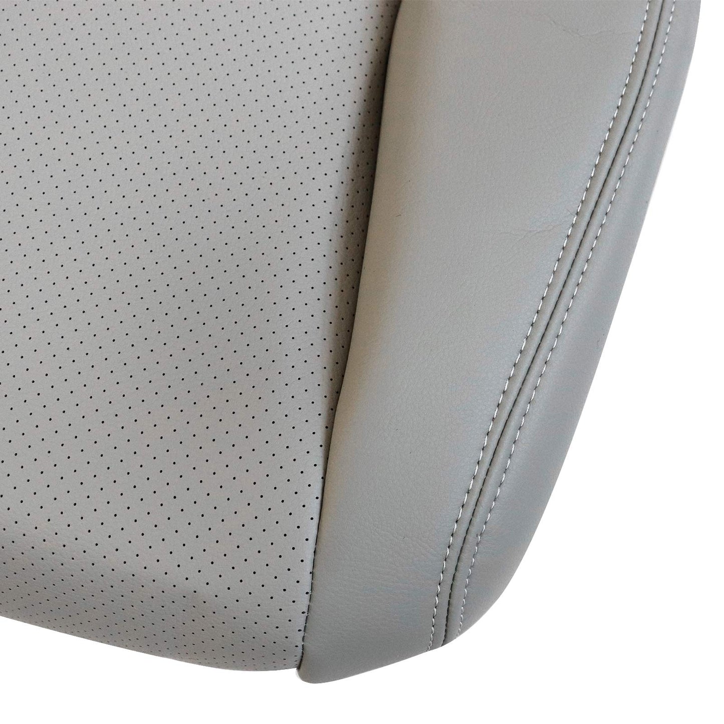 Passenger Bottom Replacement Perforated Seat Cover Gray For 13-17 Honda Accord