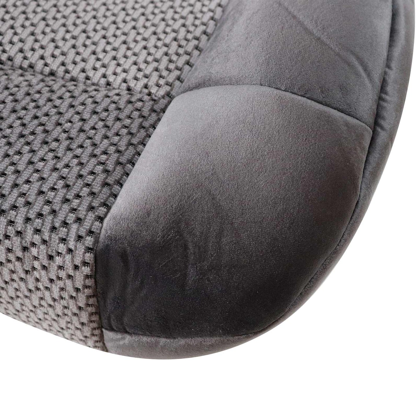 For 2001 2002 2003 Ford F-150 XL Lariat Driver Bottom Cloth Seat Cover Drak Gray