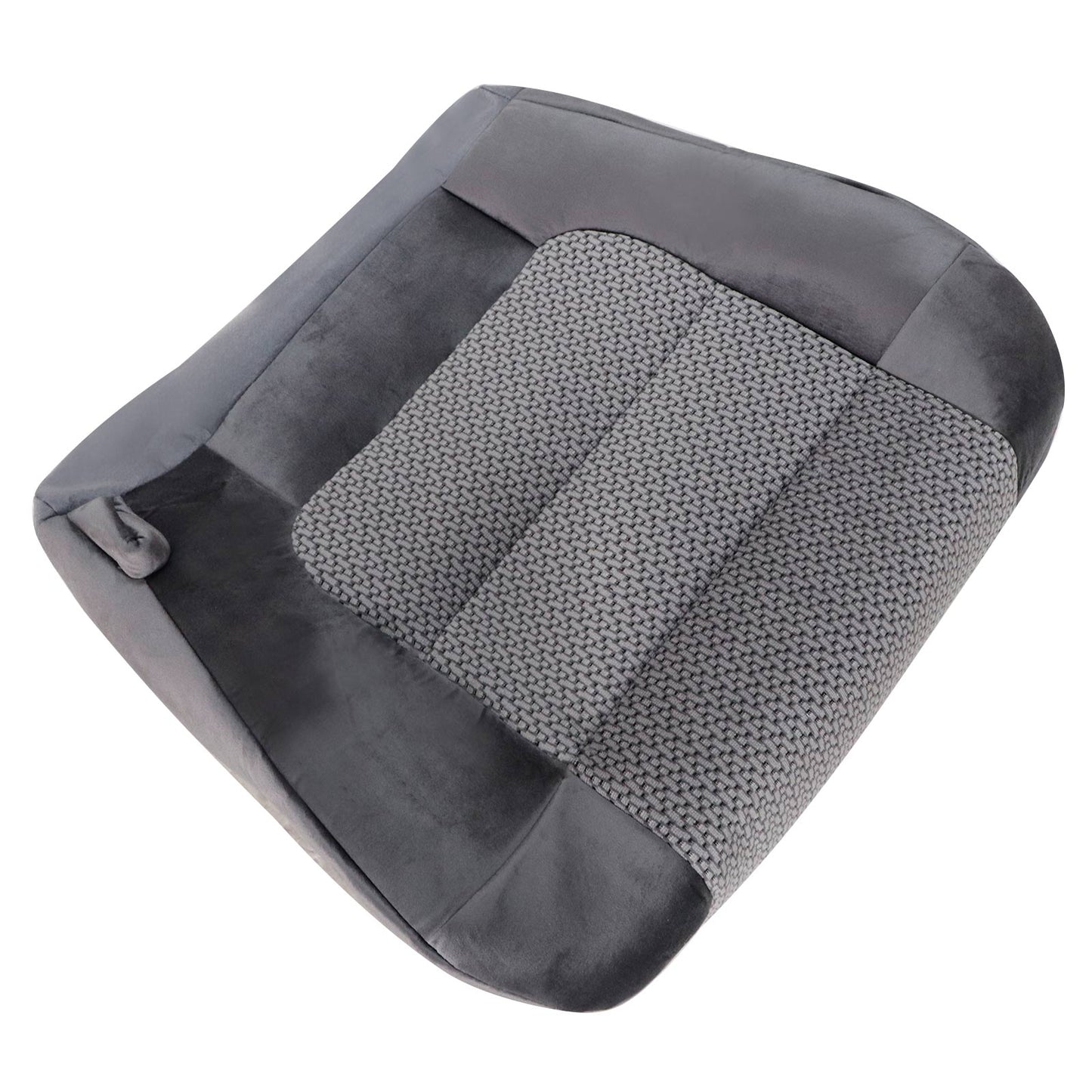For 2001 2002 2003 Ford F-150 XL Lariat Driver Bottom Cloth Seat Cover Drak Gray