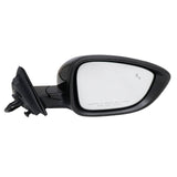 Fit Honda Accord 2023-24 7Pins Passenger RH Black Side Mirror Heated Blind Spot