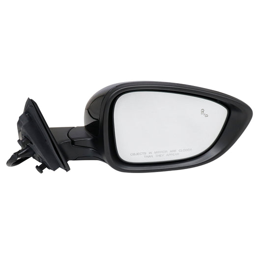 Fit Honda Accord 2023-24 7Pins Passenger RH Black Side Mirror Heated Blind Spot