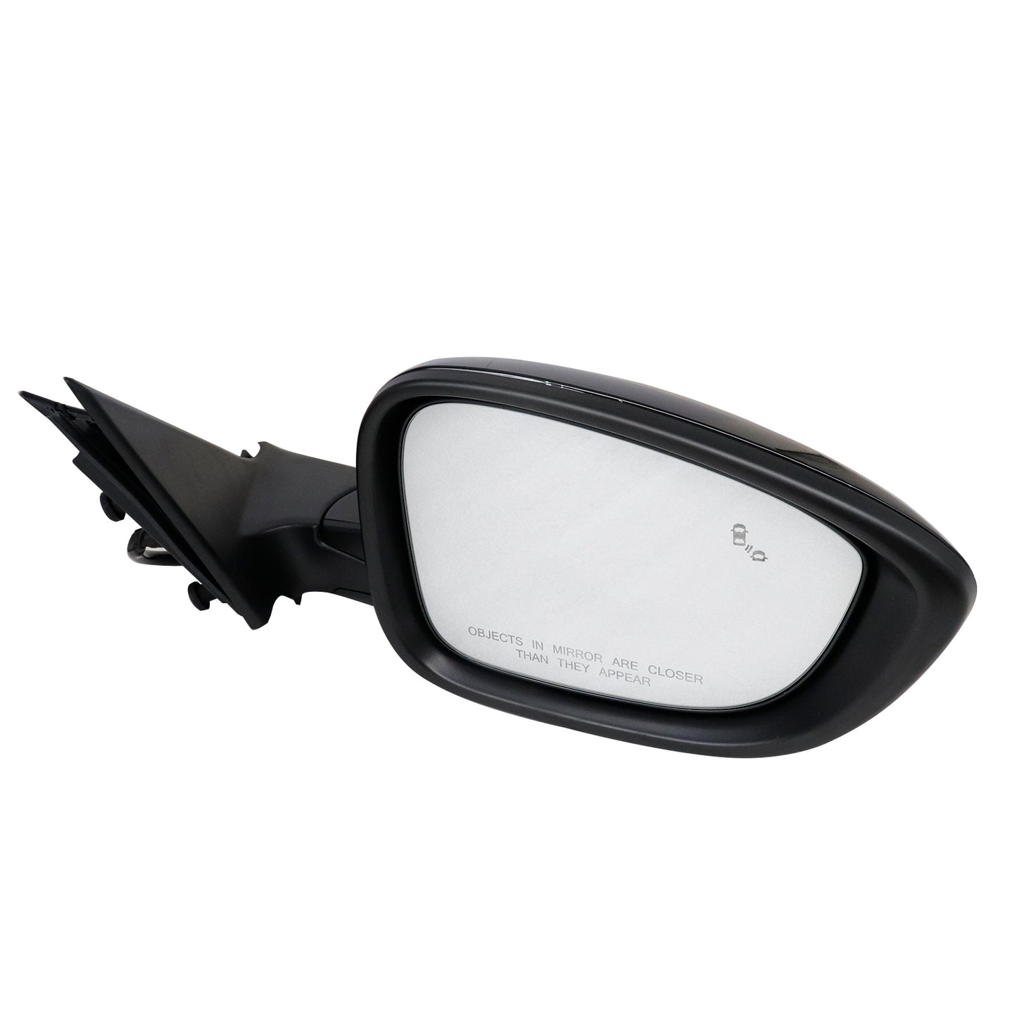 Fit Honda Accord 2023-24 7Pins Passenger RH Black Side Mirror Heated Blind Spot