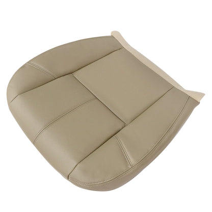 For 2007 2008 2009 2010 2011 Chevy Tahoe Driver Bottom Leather Seat Cover Tan
