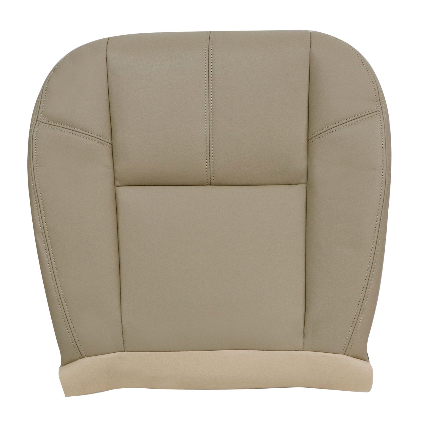 For 2007 2008 2009 2010 2011 Chevy Tahoe Driver Bottom Leather Seat Cover Tan