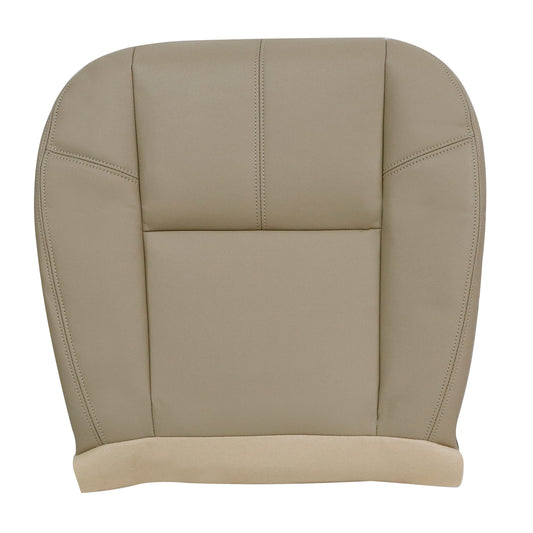 For 2007 2008 2009 2010 2011 Chevy Tahoe Driver Bottom Leather Seat Cover Tan