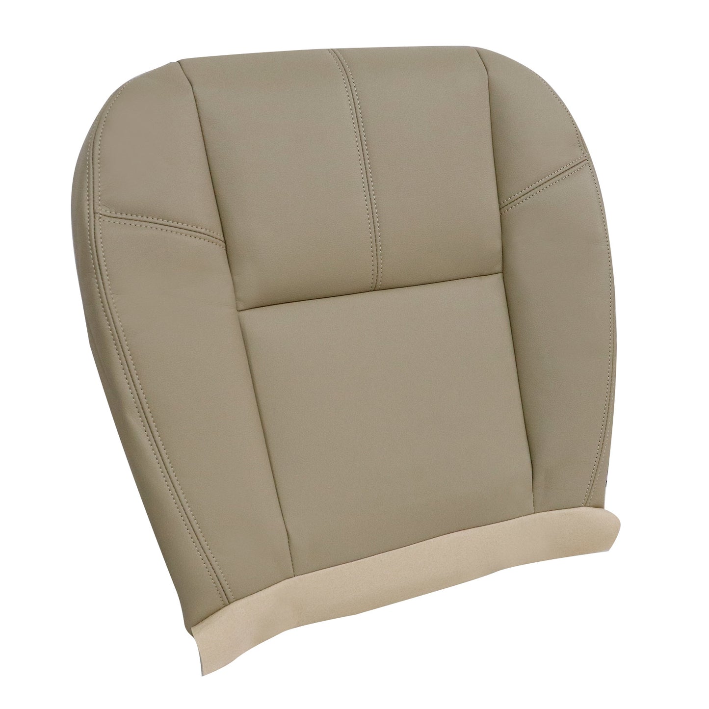 For 2007 2008 2009 2010 2011 Chevy Tahoe Driver Bottom Leather Seat Cover Tan