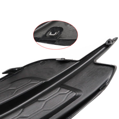 Fits Honda Civic Sedan 16-18 1 Set Rear Bumper Reflector w/Molding Cover Trim