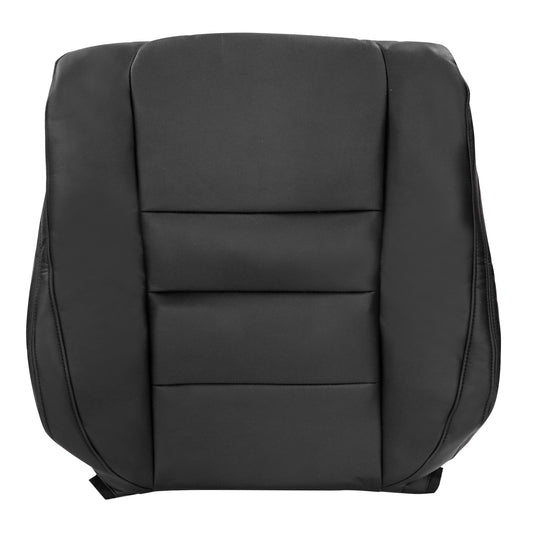 For 2008-2012 Honda Accord Replacement Driver Top Back Leather Seat Cover Black