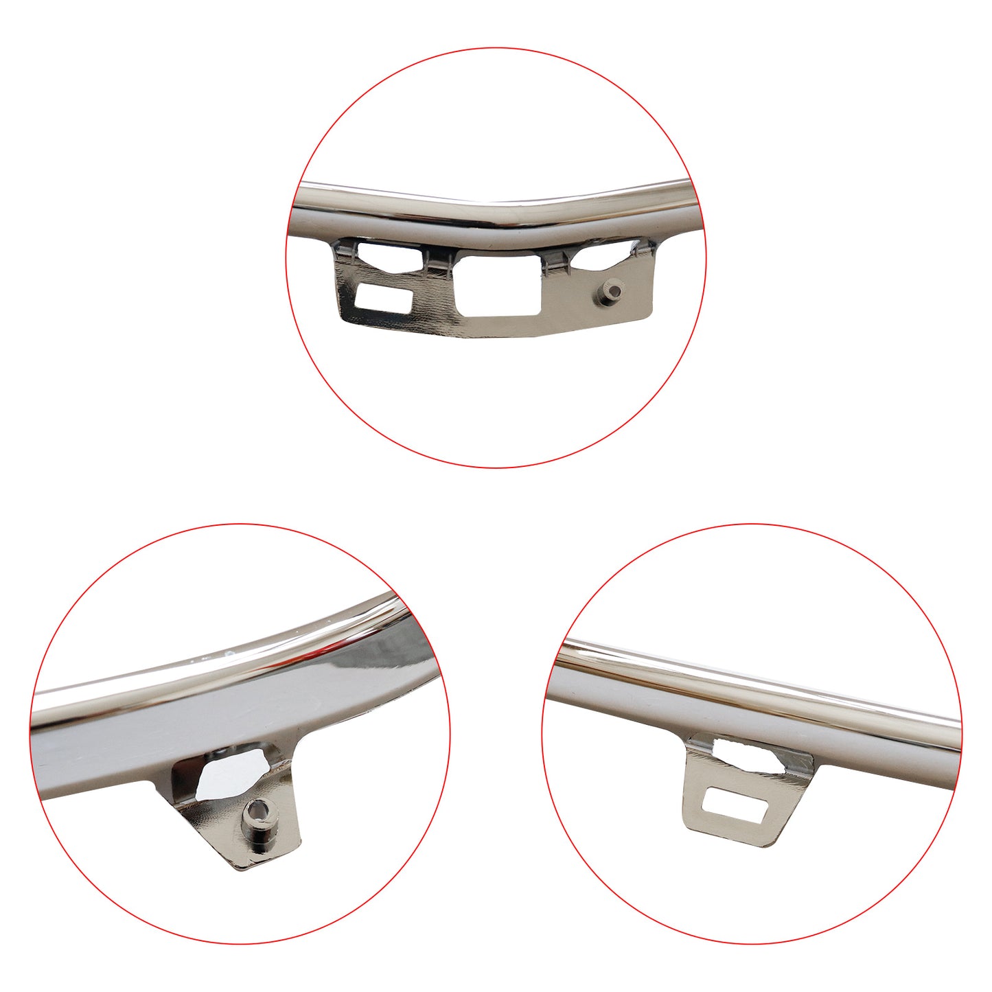 Grille Trim Grill Lower Chrome Fit For 2013-2016 Mazda CX-5 MA1216102 KD53507J1A
