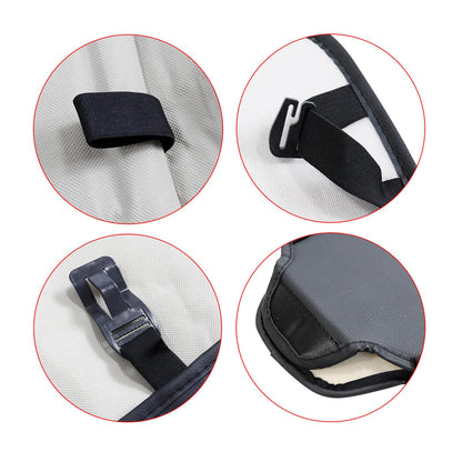 For 2007-2023 Toyota Tacoma Crew Cab 4-Door Car 5-Seat Covers PU Leather Cushion
