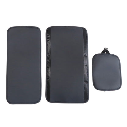 For 2007-2023 Toyota Tacoma Crew Cab 4-Door Car 5-Seat Covers PU Leather Cushion