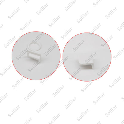 Fit (2015-2023) Ford Transit Fuel Door Gas Cap Hatch Cover Trim Panel White