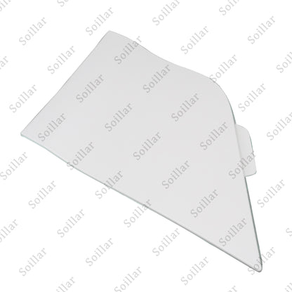 Fit (2015-2023) Ford Transit Fuel Door Gas Cap Hatch Cover Trim Panel White