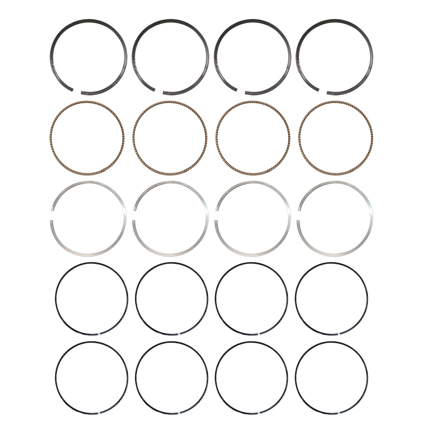 Engine Piston Rings Set For 2014-2019 Hyundai Elantra Forte Soul 23040-2E200
