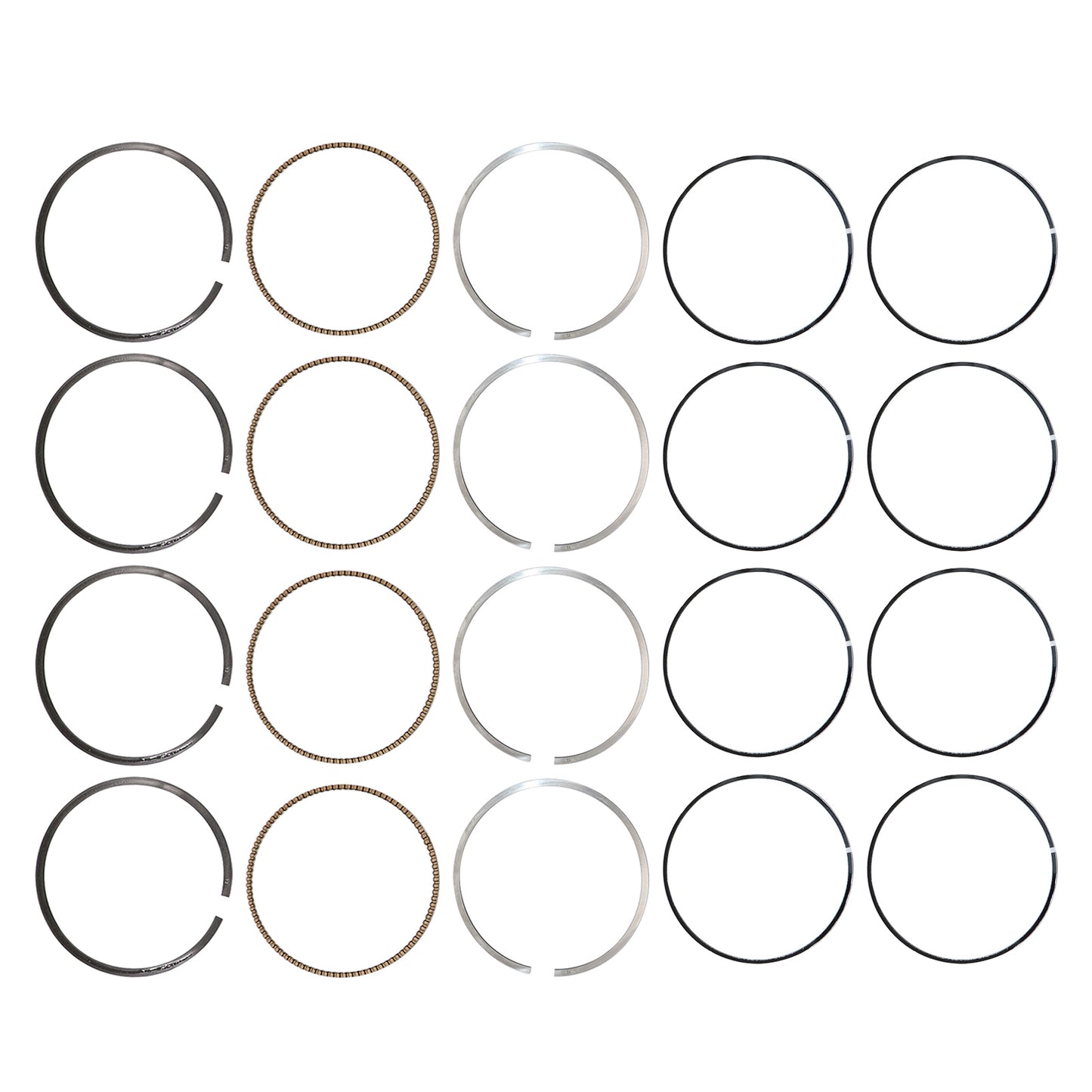 Engine Piston Rings Set For 2014-2019 Hyundai Elantra Forte Soul 23040-2E200