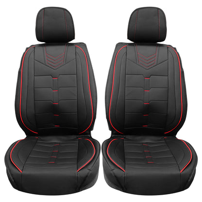 Pu Leather Car 5-Seat Covers Black For Toyota Tacoma Crew Cab 4-Door 2007-2023