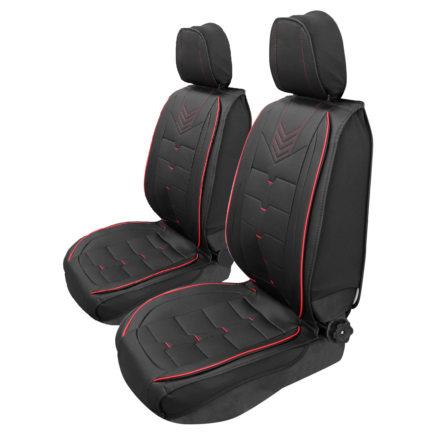 Pu Leather Car 5-Seat Covers Black For Toyota Tacoma Crew Cab 4-Door 2007-2023