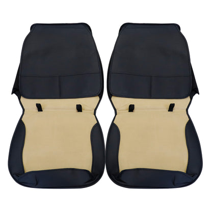 For GMC Sierra Seat Cover 5 Seat Full Set Leather Protector Front Rear Cushion