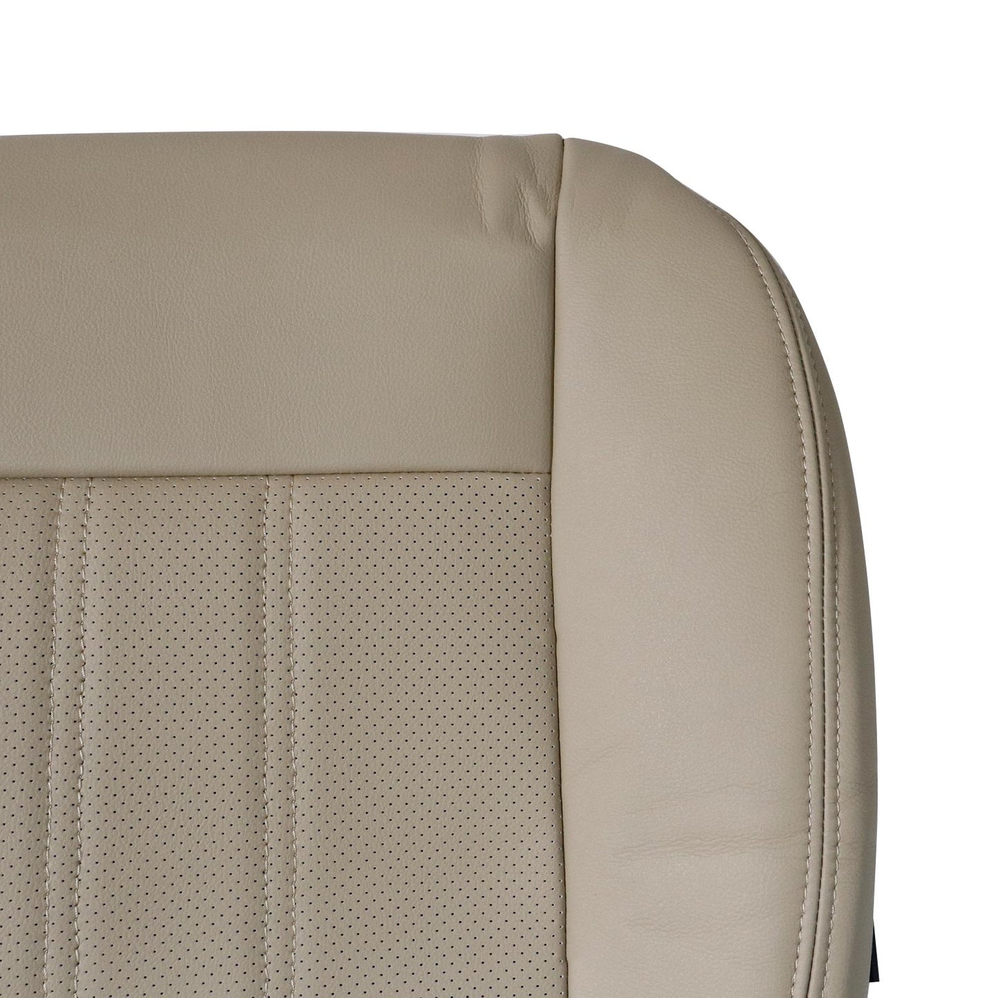 Fits 2011-16 Chrysler Town & Country Driver Side Lower Leather Seat Cover Tan