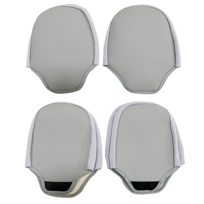 PU Leather Seat Covers Full Set Front & Rear Cushion For Toyota Camry Gray