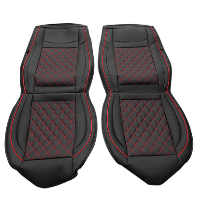 PU Leather Seat Covers Full Set Front & Rear Cushion For Mitsubishi Outlander