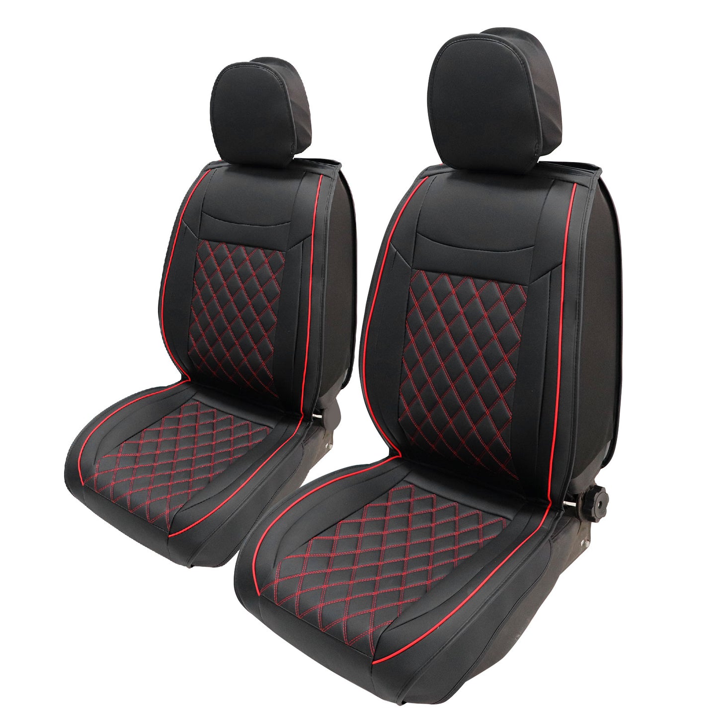 PU Leather Seat Covers Full Set Front & Rear Cushion For Mitsubishi Outlander