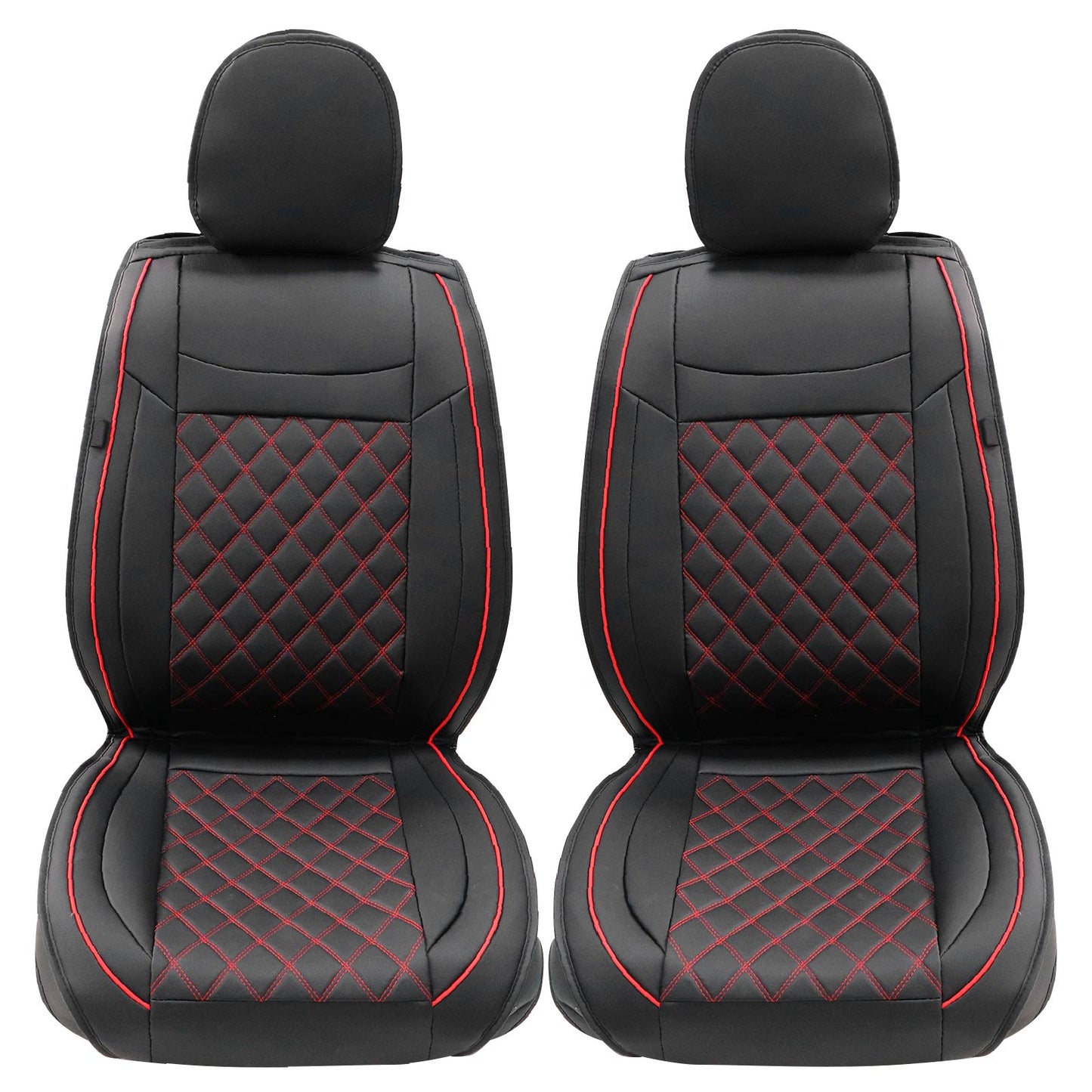 PU Leather Seat Covers Full Set Front & Rear Cushion For Mitsubishi Outlander
