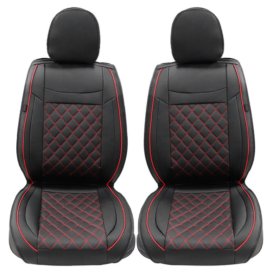 PU Leather Seat Covers Full Set Front & Rear Cushion For Mitsubishi Outlander