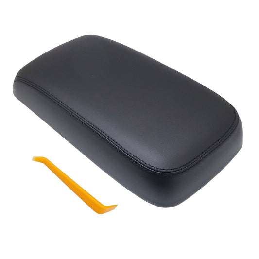 Center Console Armrest Lid Cover w Base For Dodge Charger 2011 2012-2017 Black