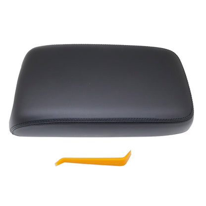 Center Console Armrest Lid Cover w Base For Dodge Charger 2011 2012-2017 Black