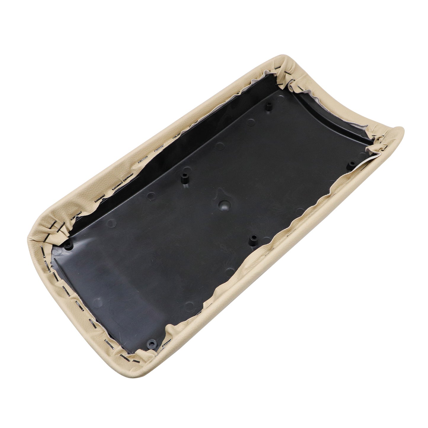 Center Console Lid Box Cover Armrest Pad Replace For 2006-11 Honda Civic Beige