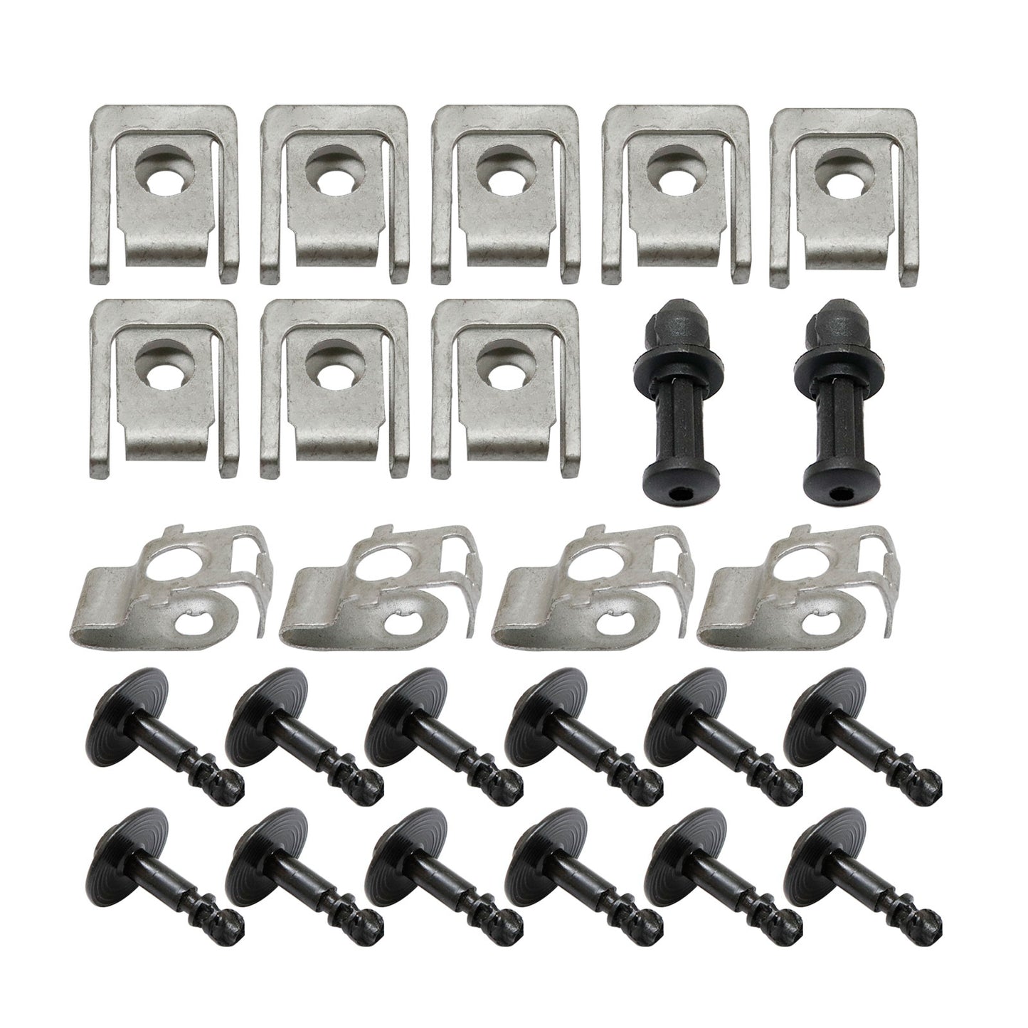 26X For AUDI A4 B8 A5 Q5 Undertray Engine Under Cover Fixing Clips Screw Kit