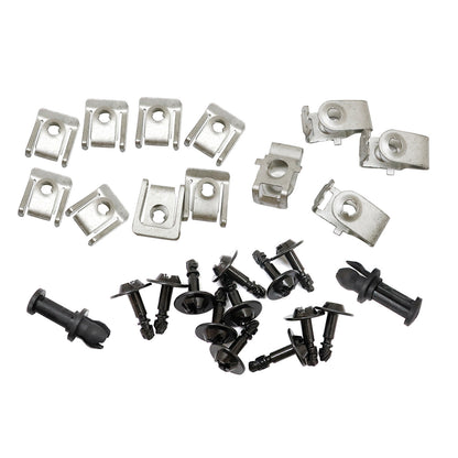 26X For AUDI A4 B8 A5 Q5 Undertray Engine Under Cover Fixing Clips Screw Kit