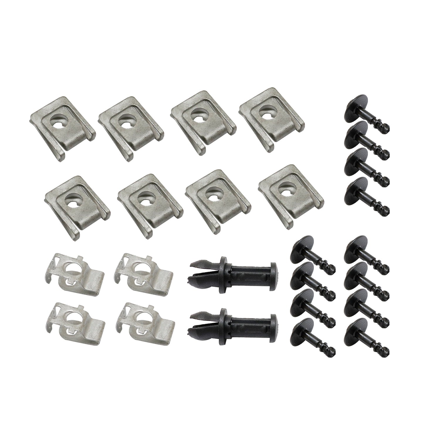 26X For AUDI A4 B8 A5 Q5 Undertray Engine Under Cover Fixing Clips Screw Kit