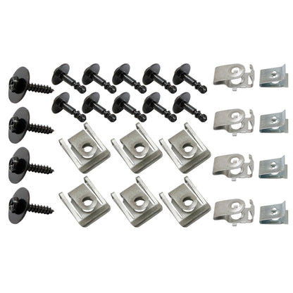 28x Engine splash guard mounting kit screw fits AUDI Q5 A4 A5 A6 A7 New