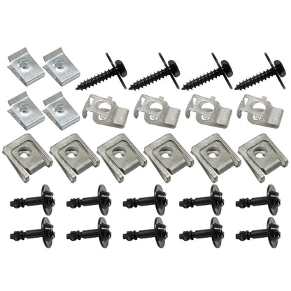 28x Engine splash guard mounting kit screw fits AUDI Q5 A4 A5 A6 A7 New