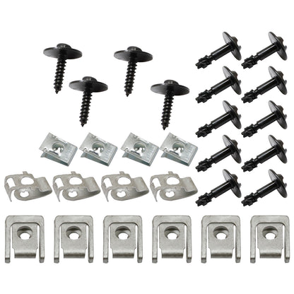 28x Engine splash guard mounting kit screw fits AUDI Q5 A4 A5 A6 A7 New